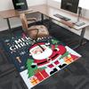 Christmas Santa Claus Chair Mat - Anime Cartoon Design, Non-Slip Carpet for Office, Home Decor, Living Room, Bedroom, Gaming Room & Dormitory.R001