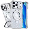 Protective Case - BOOLING - for iPhone 17 Pro Max - Glittery - Transparent - Shockproof