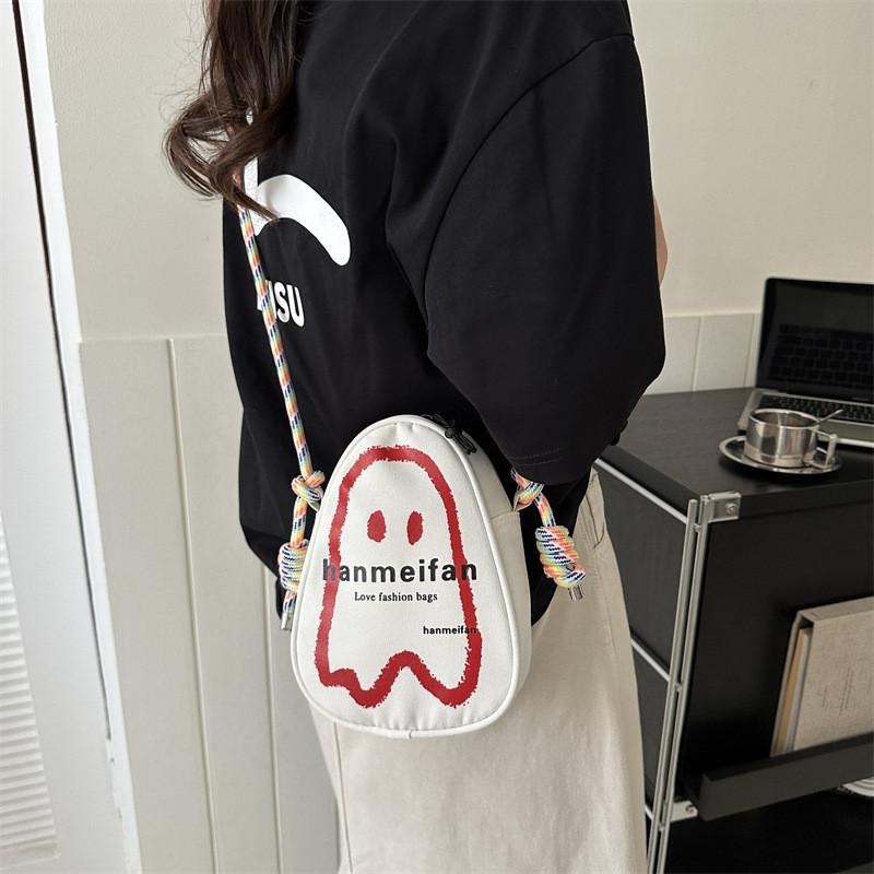 Trendy Medium Sized Square Handbag For Women Featuring Cozy Soft Canvas Material Ideal For Everyday Use