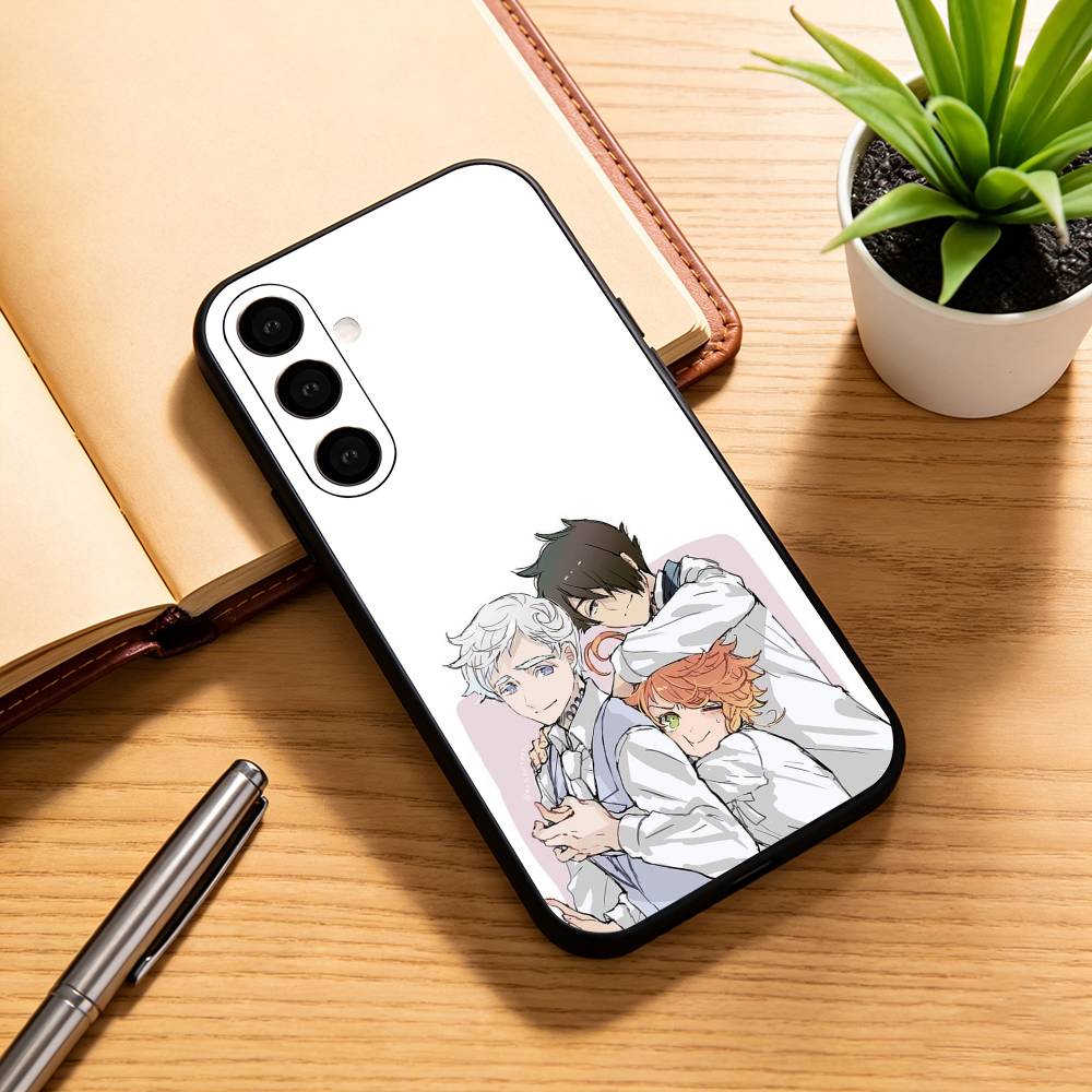 The Promised Neverland E-N-R Phone Case For Samsung Galaxy A73,A72,A71,A70,A53,A52,A51,Soft Silicone Black Cover