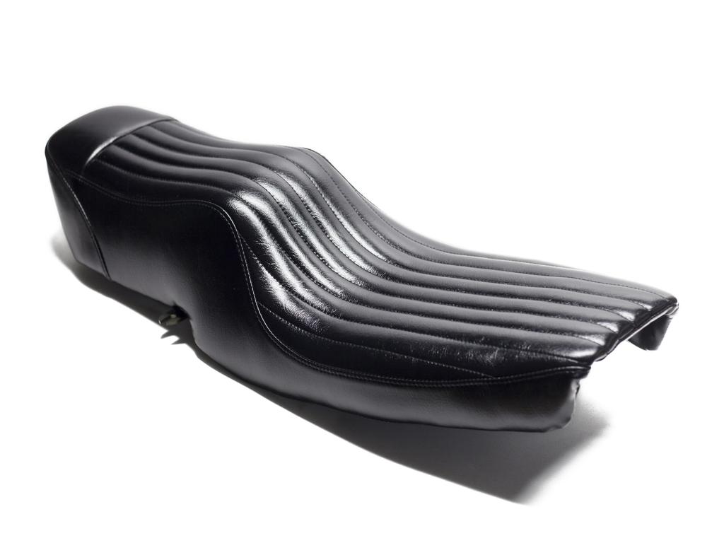 MOTOR ROCK Bates Type TT Seat for SR400/500 "Chopper Only" Black (MR-SM084)