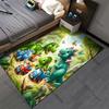 Dinosaurs Playing with Toy Trucks Carpet Yoga Living Room Room Decor Children's Crawling Mat Doormat Area Rug Games Mat