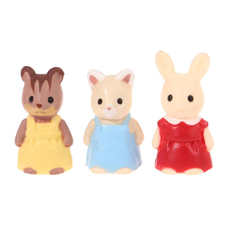 Dollhouse Mini Bunny Garden Scene Accessories Decorative Toy Play House Accessories Prop Toy