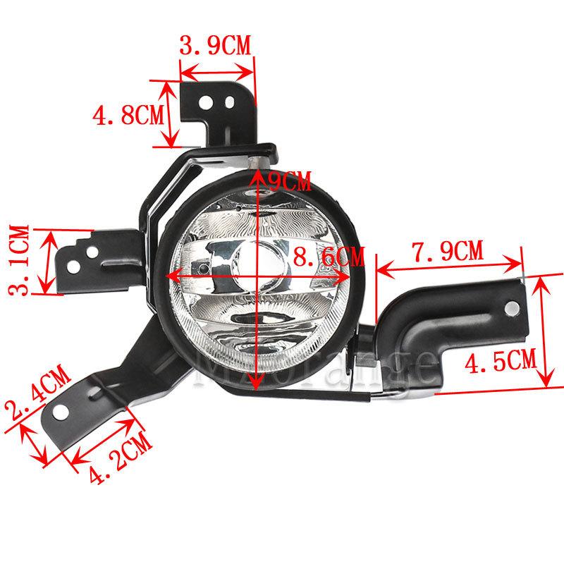 Fog Light for HONDA CRV CR-V 2007 2008 2009 LED Headlight Foglight Fog Lamp Assembly Driving Lamp accessories 33901-SWA-H01