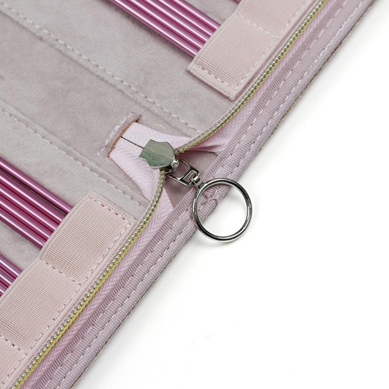 11Pairs Double Ended Aluminum Knitting Needle Double Pointed Head Knitting Needle 2.0mm-6.0mm for Sweater Scarf Hat Bag