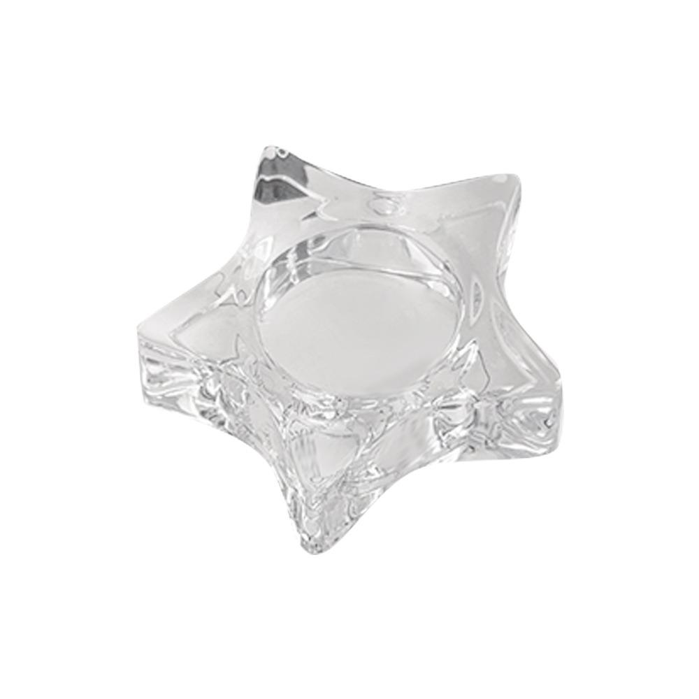 Transparenter Kristallkugelständer Glas Glaskugelständer Kristallkugel Ausstellungsständer Heimdekoration