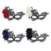 Halloween Maskenball Maske Spitze Augenmaske Venezianische Maske Halbgesichts-Spitzenmaske Mardi Gras Maske Karneval Party Kostümball