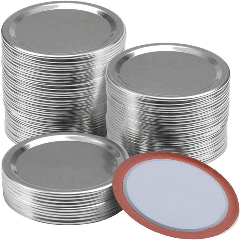 Wide Mouth Tinplate Mason Jar Metal Lid