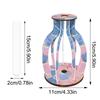 Single Flower Vase Gem Paintings Set Handmade Wooden Colorful Desktop Ornaments for Adults Holiday Art Crafts Home