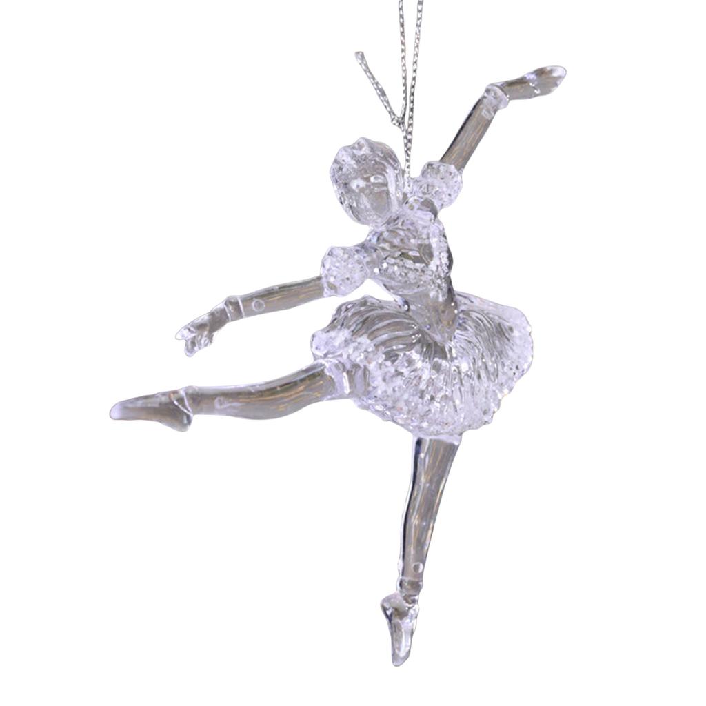 Festival Ballet Girl Hanging Charm Acrylic Christmas Tree and Car Interior Decoration Decorative Pendant for Indoor