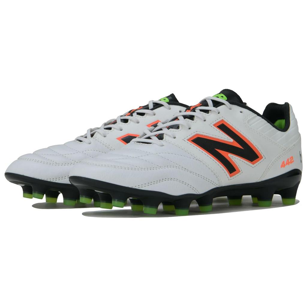 New Balance 442 V2 Pro Comfortable Durable HG Soccer Shoes Unisex Soccer Shoes White MS41HWD2