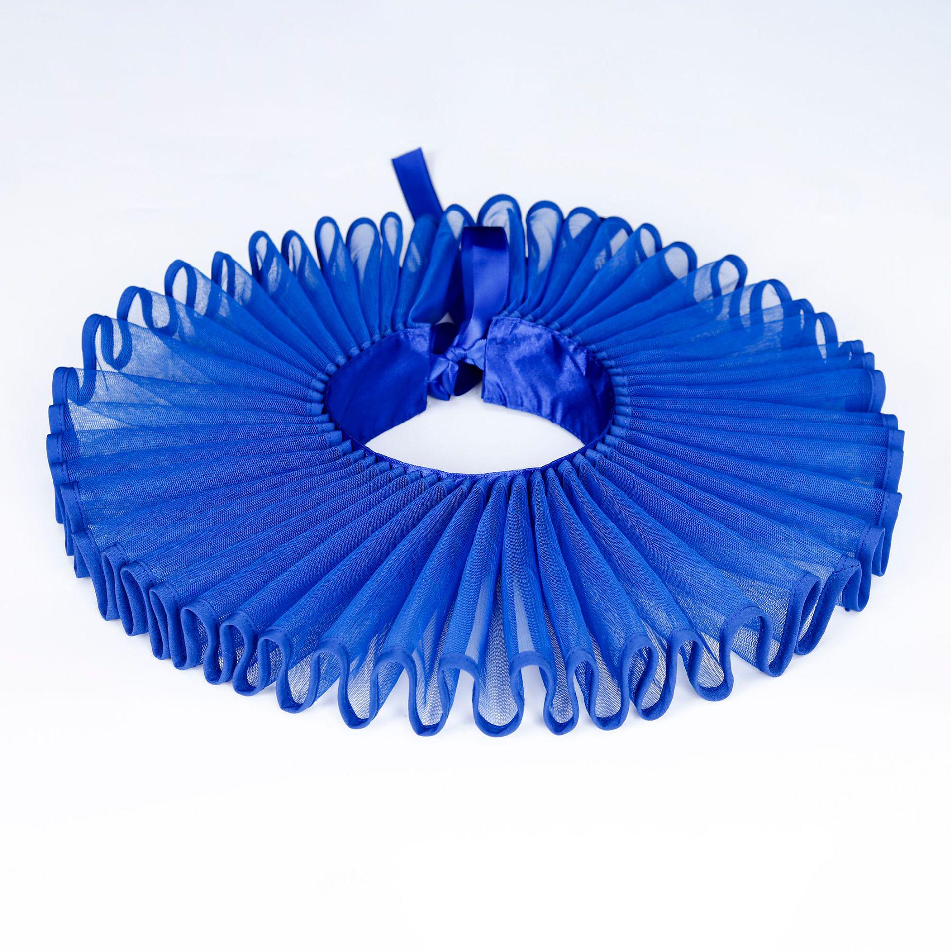 

Carnival Ruffle Collar: Oversized, Colorful, Retro Cosplay Accessory