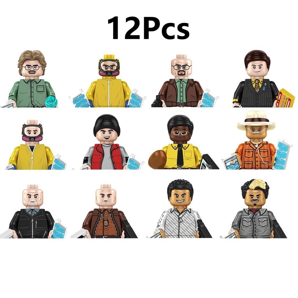 Tp1055 Breaking Bad Set Building Blocks Walter White Mini Action Figure Toys