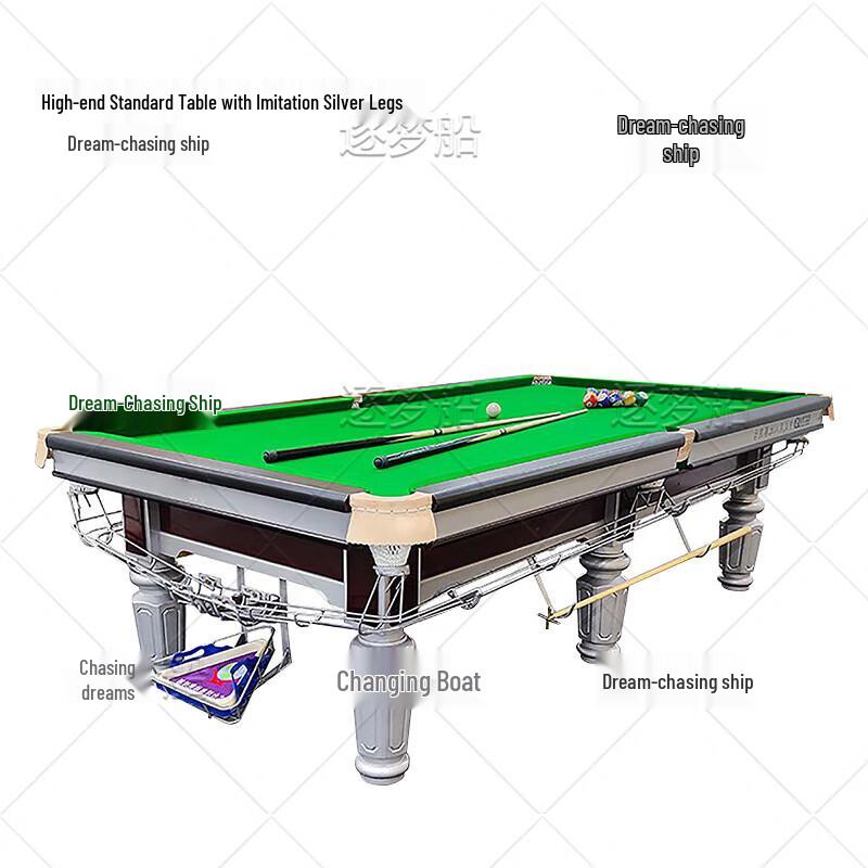 Professional Chinese Eight-Ball Steel Frame Billiard Table