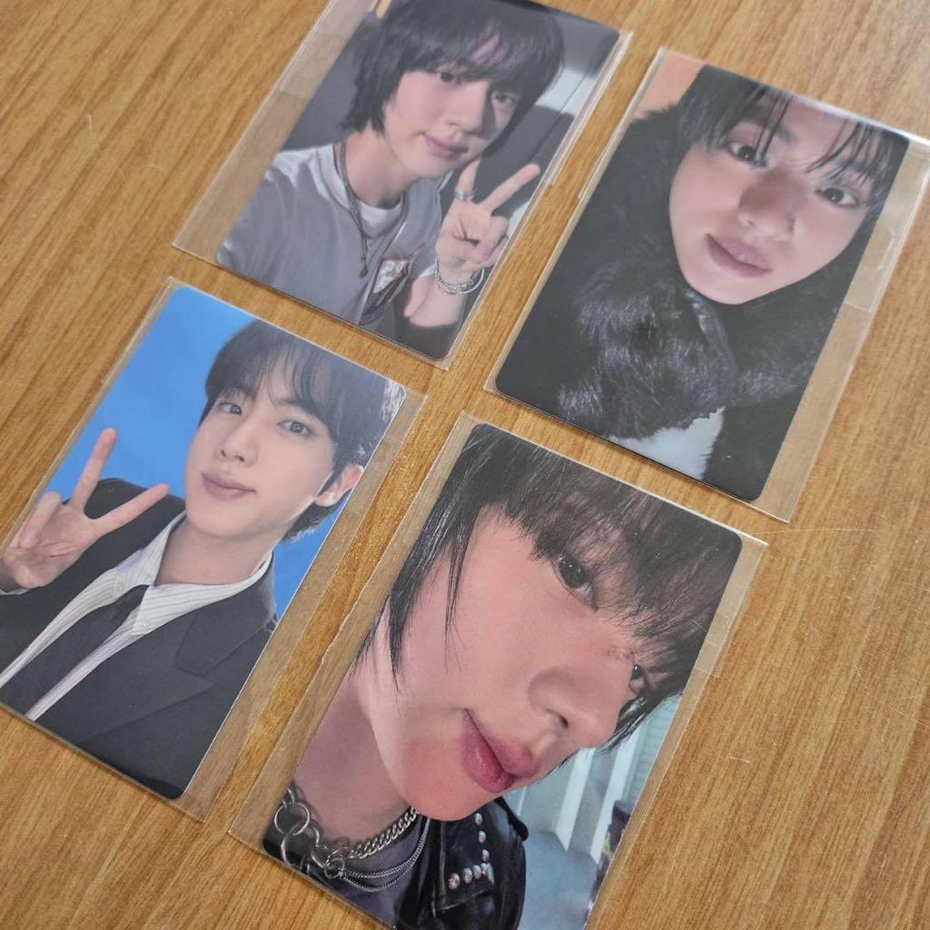 [USED] Complete Early Bird Bonus BTS Jin Echo Unreleased Trading Card