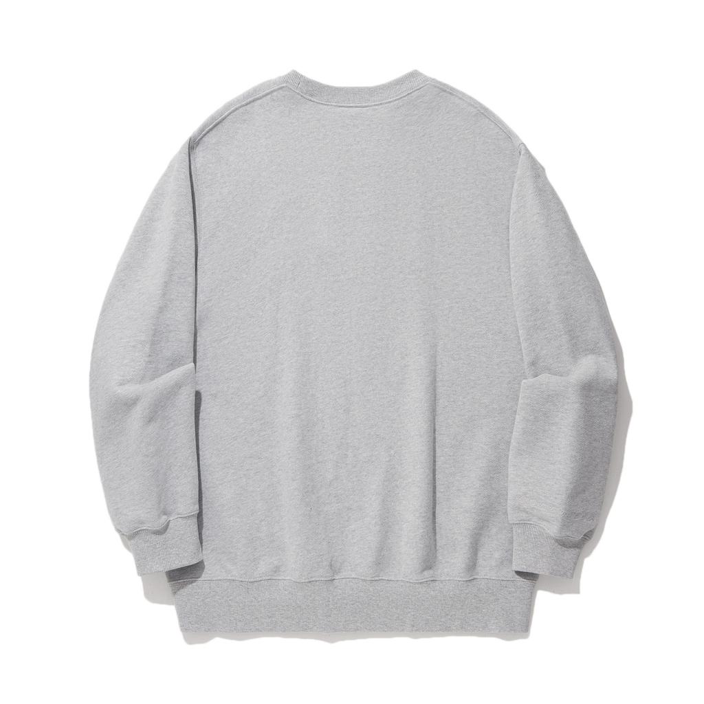 Li Ning Vital Series Sports Fashion Solid Color Crew Neck Pullover Long Sleeve Sweatshirt Unisex Sweatshirt Light-Gray AWDU329-4