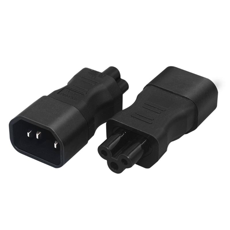 Portable Male To Female C14 To C13 Adapter C14 To C15/C14 To C5/C14 To C7 Power Cable Adapter Transfer Plugs ABS-made