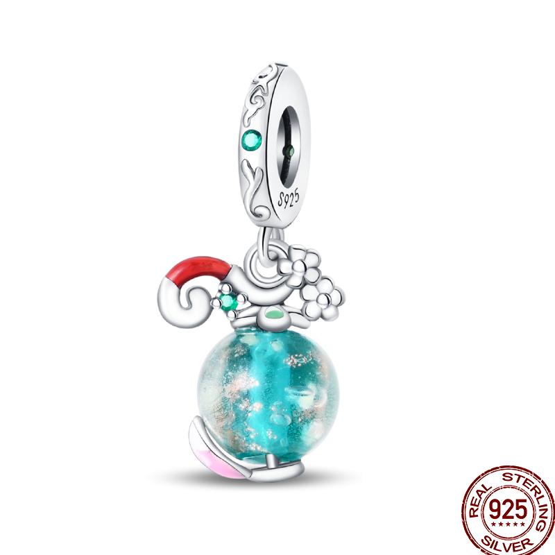 Copper Spring Luminous Insect Butterfly Series Flower Element Gift Beads Suitable For Pan Original Bracelet