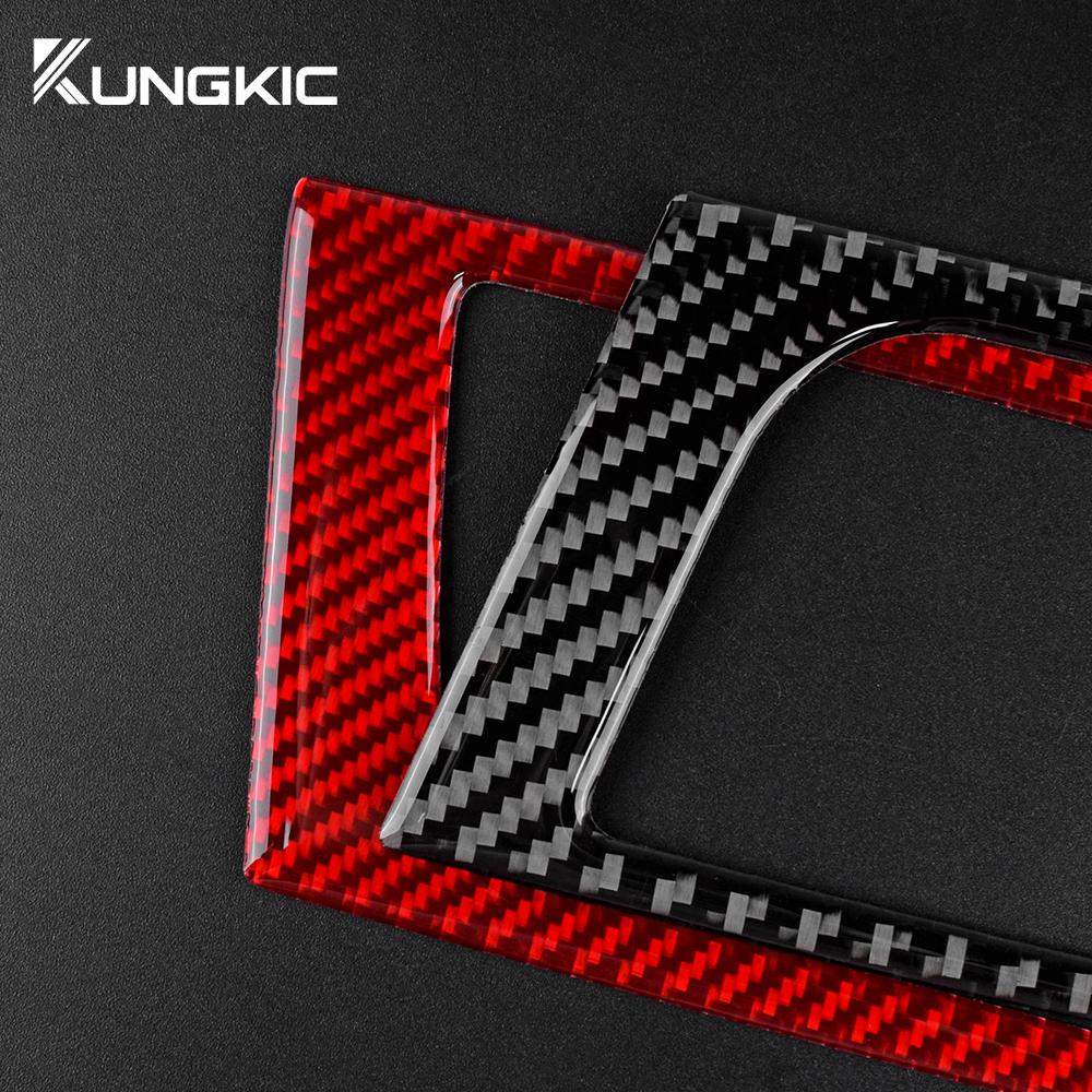 Real Soft Carbon Fiber Car Sticker For Subaru Impreza 2009 2010 2011 LHD RHD Door Window Switch Button Cover Panel Accessories