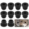10Pcs Scratchproof Grates Grommet Kit RV Stove Grommets Stove Parts Heat Resistant Burner Grate Pad Accessories Black