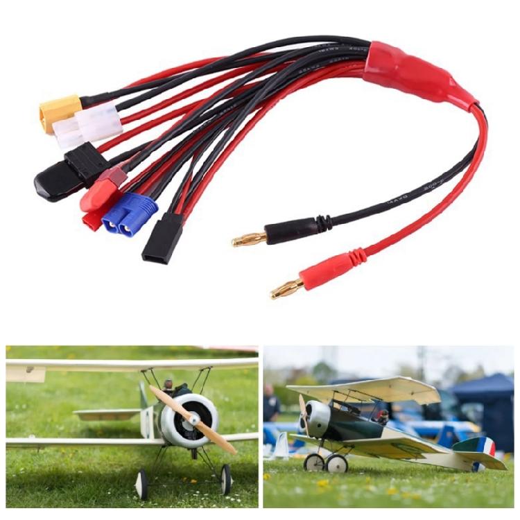 1 to 8 Charging Cable Plug Line for Battery EC5 EC3 XT60 Plug Multiple Charging Convert For b6
