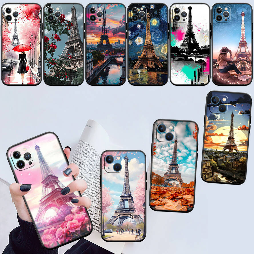 Paris Eiffel Tower Case for Samsung Note 20 10 S25 Plus Ultra Lite FE M20 M21 M30 M31 M51 A11 A26 A51 A52 A53 A56 A70 A71 A72 A73