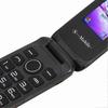 2G Flip Phone Dual SIM 1200mAh Dual SIM Flip Phone 1.77in Color Display Screen Cell Phone 100240V Blue EU Plug