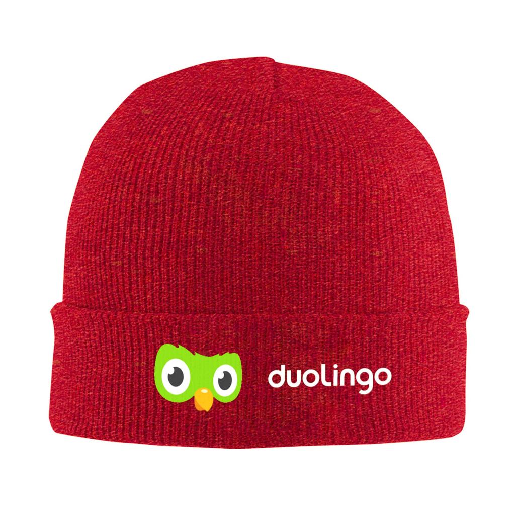 Duolingo Owl Duo Winter Skullies Beanies Hat Warm Autumn Knitted Hats Bonnet Caps for Women Men
