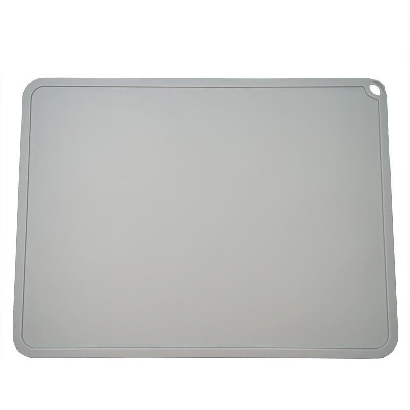 Silicone Pet Pad Waterproof Stain Resistant Food Eating Table Mat for Baby Kids Children Grey