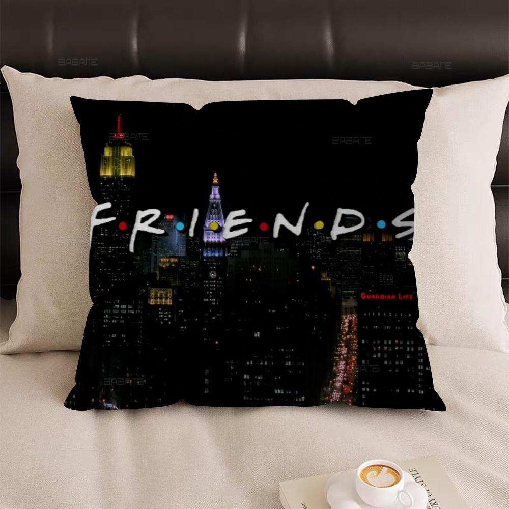 Amerikansk TV-serie Vänner Kudde Kuddöverdrag Örngott Vardagsrum Soffa Heminredning Anpassad