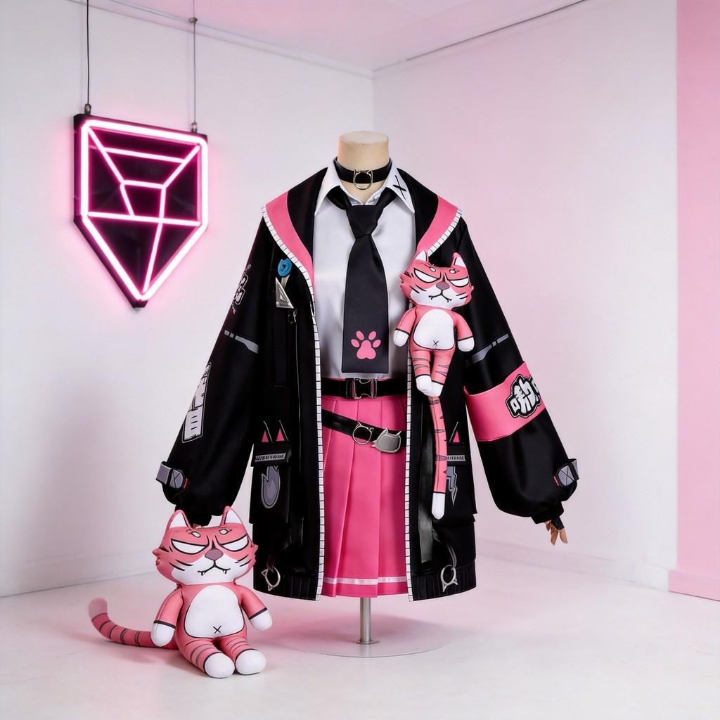 Neverness To Everness Cosplay Kostüm Für Nanalie Collins Mit Polyesterstoff Für Anime Rollenspiel