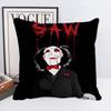 Canvas Printing Wall Art Saw Horror Movie Pillow Case Square Pillow Bedroom Sofa Leisure Comfort Cushion Home Decoration