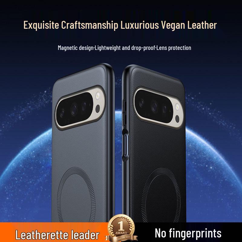 Leather Magnetic Protective Case for Google Pixel 10, 9 Pro XL & 8A - Drop-Proof Design