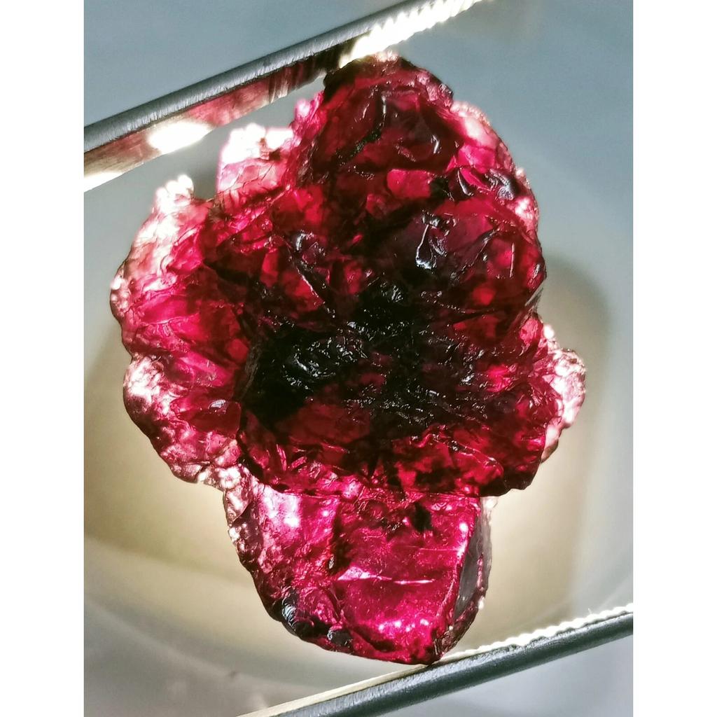 Natural Rough Red Painite 80 Ct Rare Certified Loose Gemstone