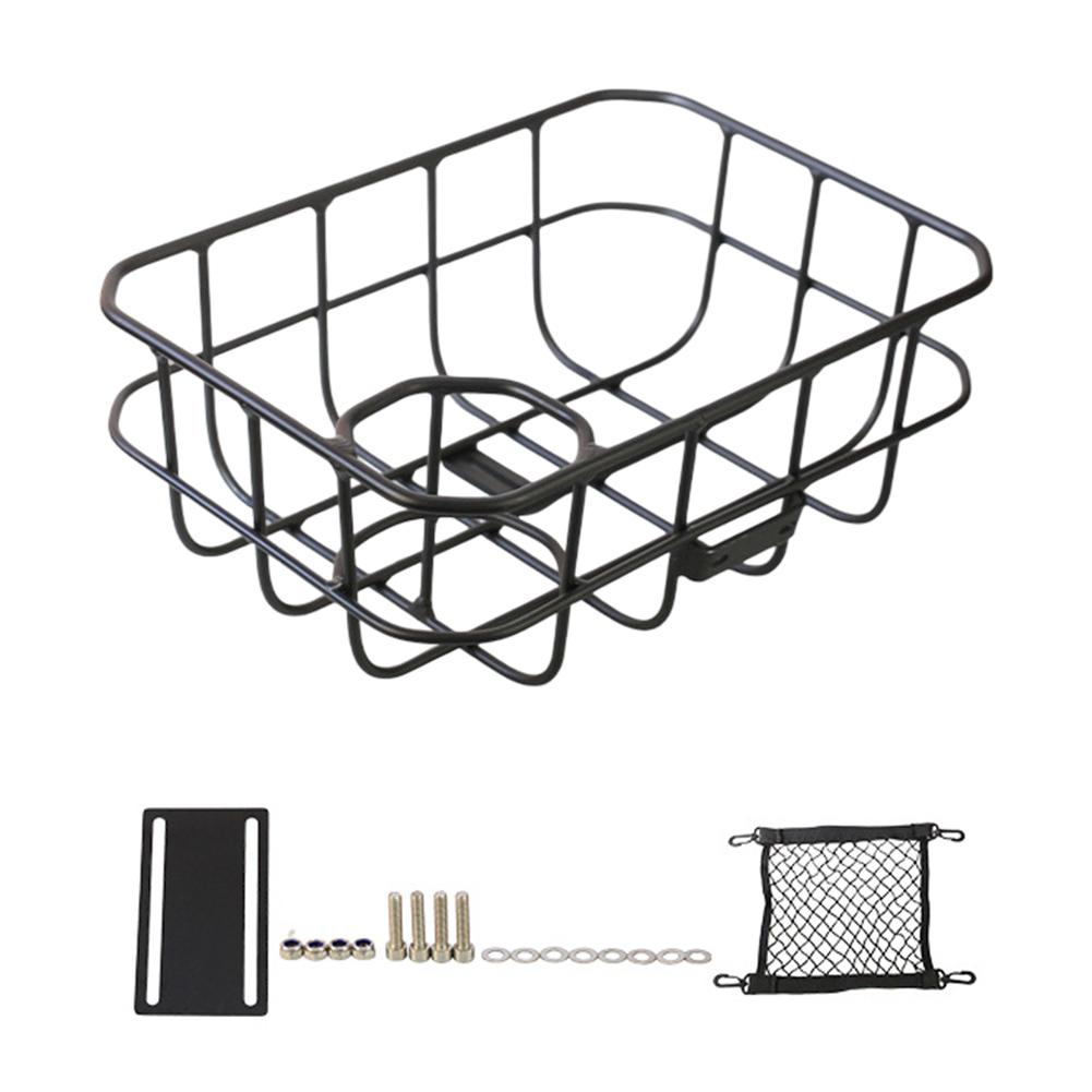Basket For Mountain Bicycles Leisure Bike Basket Mountain Bike Basket Aluminum Alloy Basket Screw Accessories Included Cycling