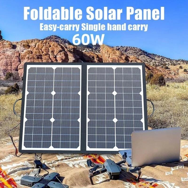 Portable Solar Charging Device 40W Folding Solar Charge Cell Plate Charging Device For Travelling Camping Hiking