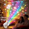 360 Grad drehbare Weihnachts-Projektorleuchte USB-betrieben Atmosphärenlampe Schlafzimmer