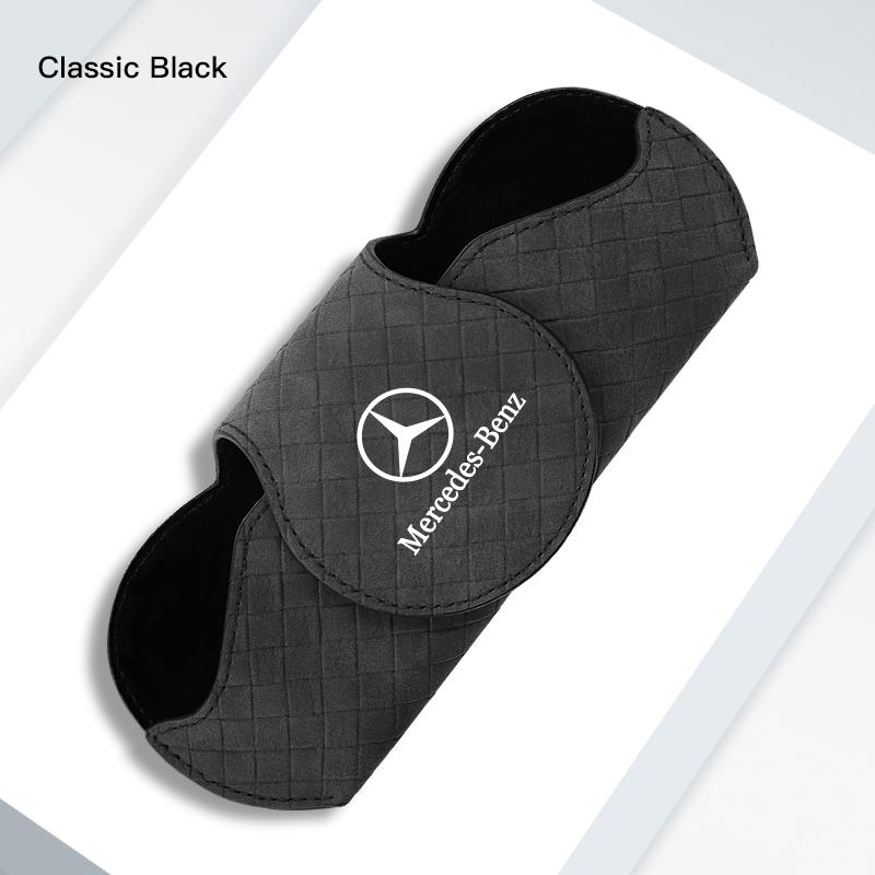 

GLC GLB Автомобильный футляр для очков Коробка для хранения солнцезащитных очков Зажим Аксессуары для Mercedes Benz AMG W204 W205 W203 W211 W212 W213 W201 W210