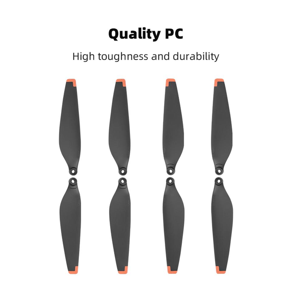 2/4 Pairs Drone Wing Blade Replacement PC Drone Blade Props Quick Release Drone Spare Propeller for DJI Mini 4 Pro Drone