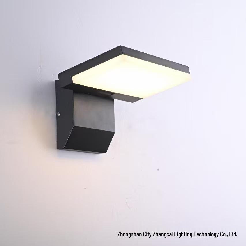 Rotatable LED Wall Light with Motion Sensor, Waterproof for Outdoor Courtyard and Garden