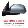 Per Skoda Octavia MK2 A5 2004-2008 Adesivo per Auto Copri Specchietto Retrovisore Laterale Tappo Specchietto Esterno Coperchio Specchietto Retrovisore Porta Rivestimento Carbonio ABS