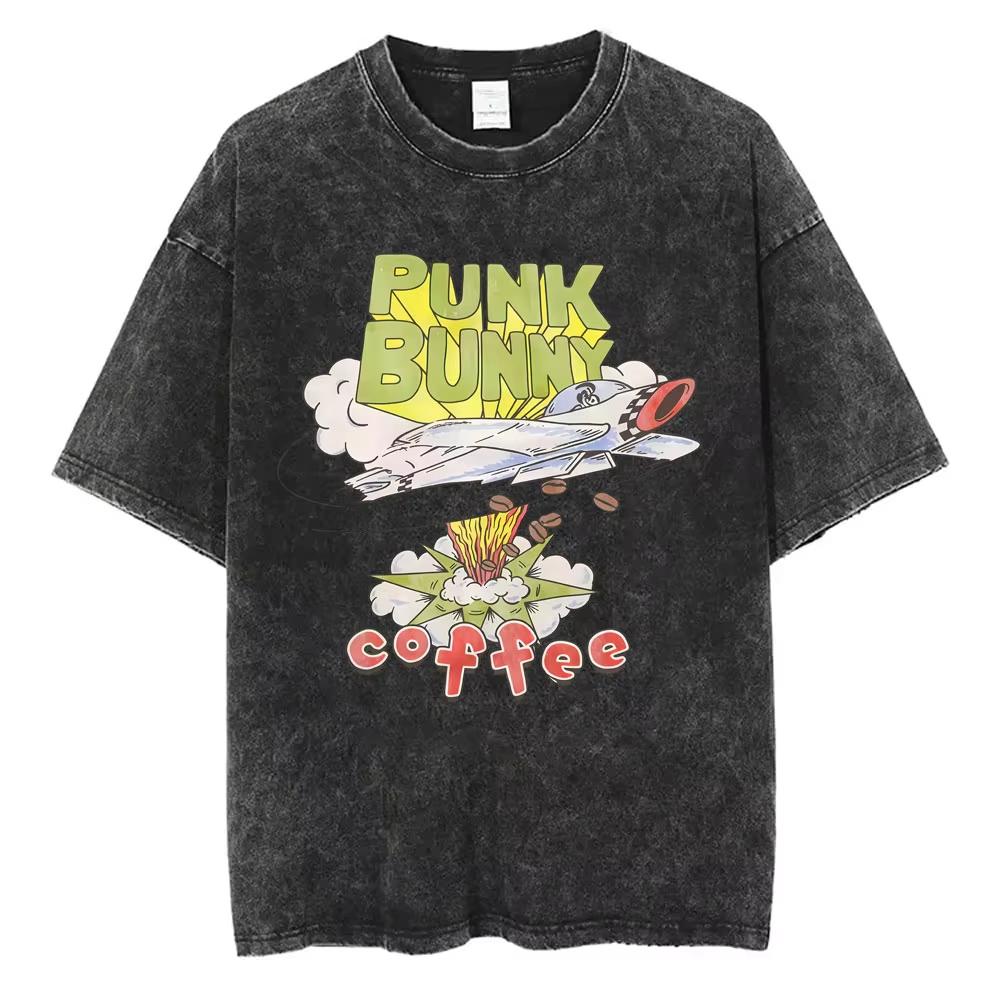 Washed Vintage Punk Band Green Day Kerplunk Graphic Tshirts Mens Women Gothic Rock Retro T Shirts Mens S Oversized Tshirts