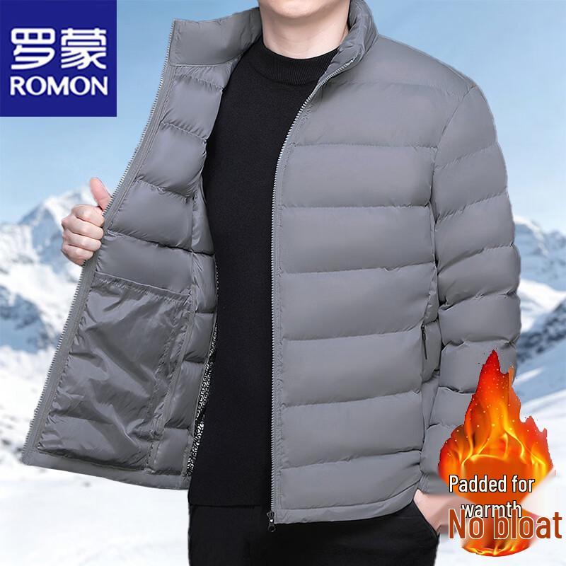 ROMON Men's Winter Stand Collar Padded Jacket