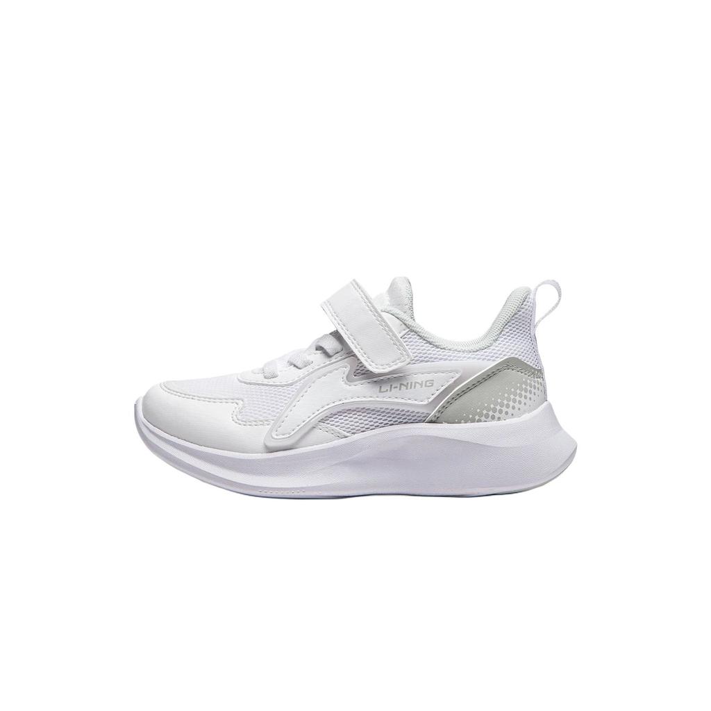 Li Ning Kids Comfortable Versatile Non-Slip Wear-Resistant Low-Top Running Shoes Kids sneaker White Purple YKNU076-3
