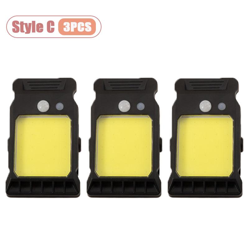 Solar Garden Lights Motion Sensor Clip-on Outdoor Lighting Multi Functional Yard Lawn Lights for Home Patio Garden Decoration