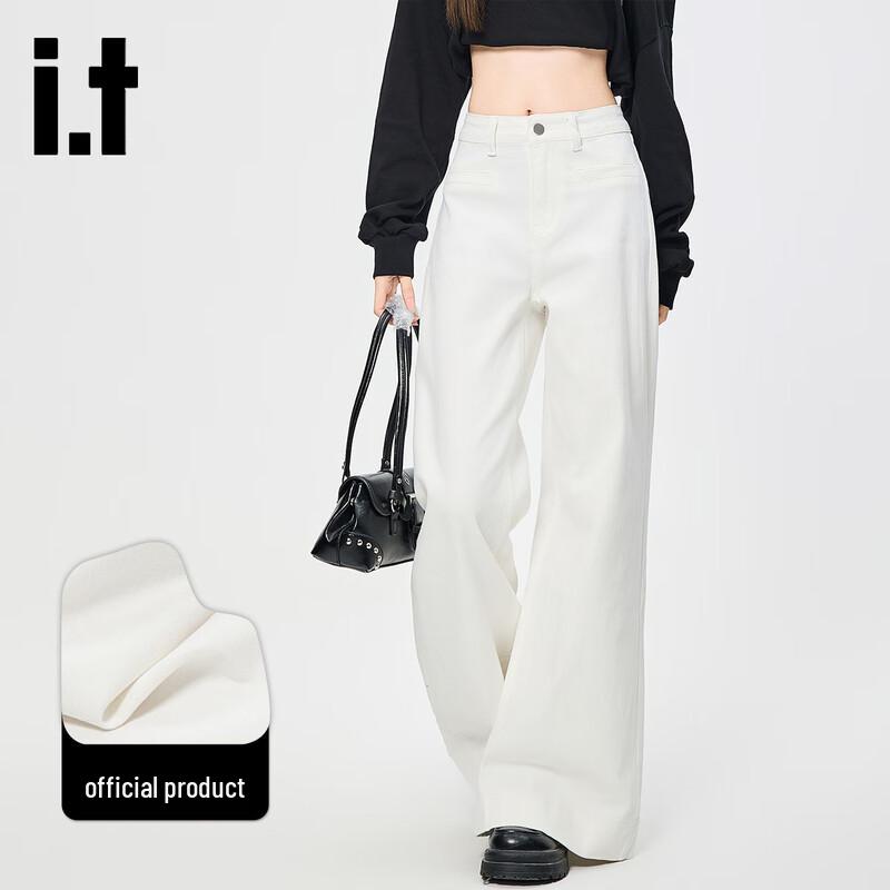 

Женские джинсы Izzue i.t с высокой посадкой, свободного прямого кроя S