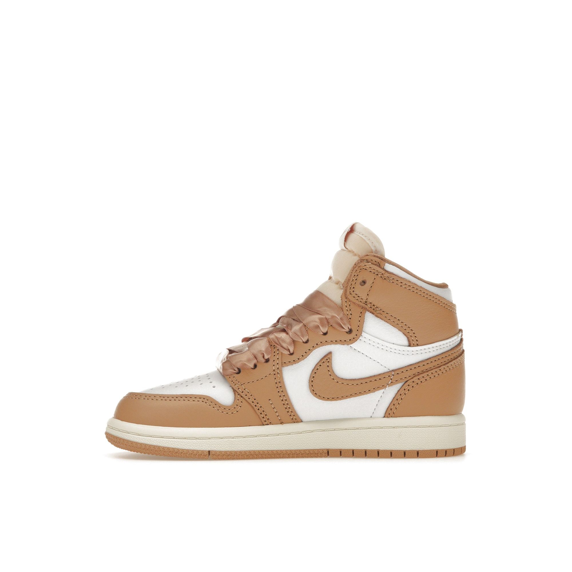 Детские кроссовки Air Jordan 1 Retro High OG PS Praline Tan White Sail FN6621-201 29.5 — фото 5