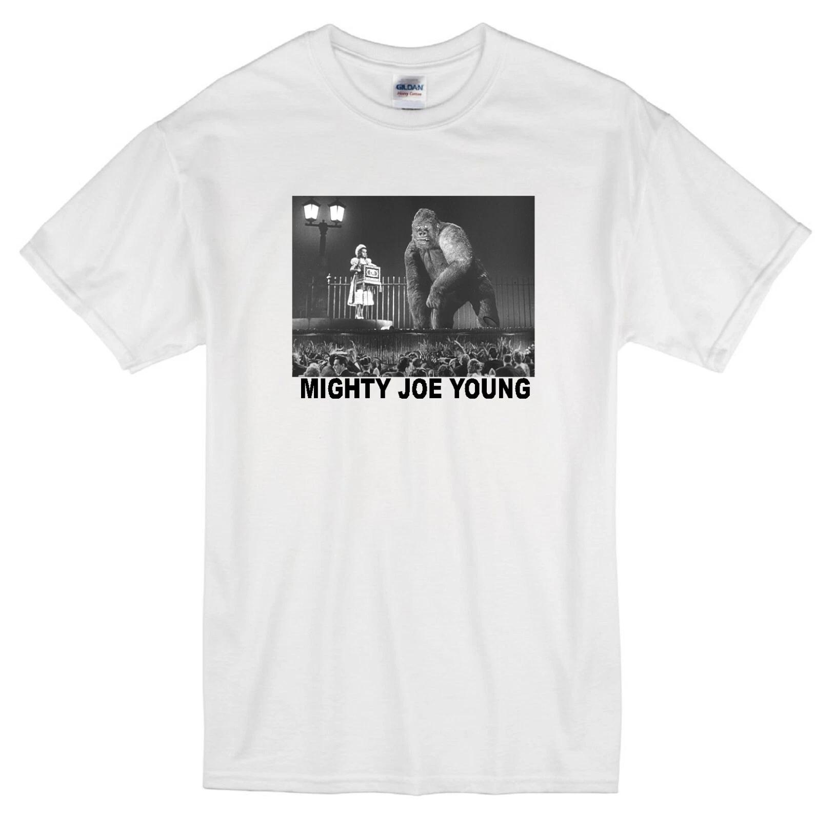 

MIGHTY JOE YOUNG 1949 MOVIE GIANT APE TERRY MOORE RETRO FANTASY WHITE T-shirt 2XL