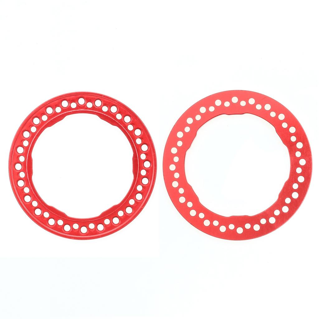 4pcs Aluminum 1.9inch Remote Control Beadlock Wheel Rim Ring Replacement for 1:10 Crawler Remote