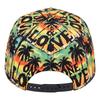 2025 New LOVE Coconut Tree Printed Flat Edge Hat Fashion Outdoor Leisure Beach Decoration Hat Baseball Hat Hip Hop Hat Unisex